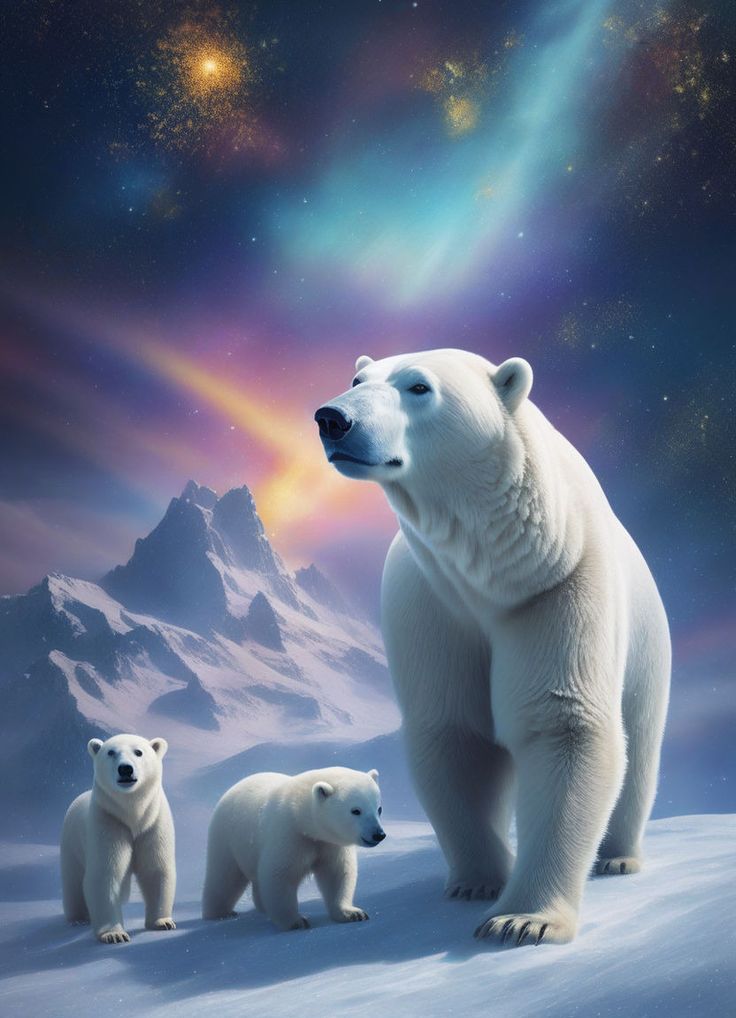 Luxury AB Velvet Diamond Painting Kit -Polar Bear