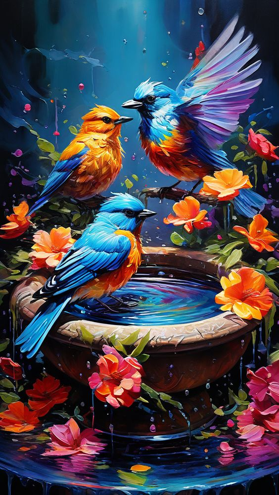 Luxury AB Velvet Diamond Painting Kit -Bird