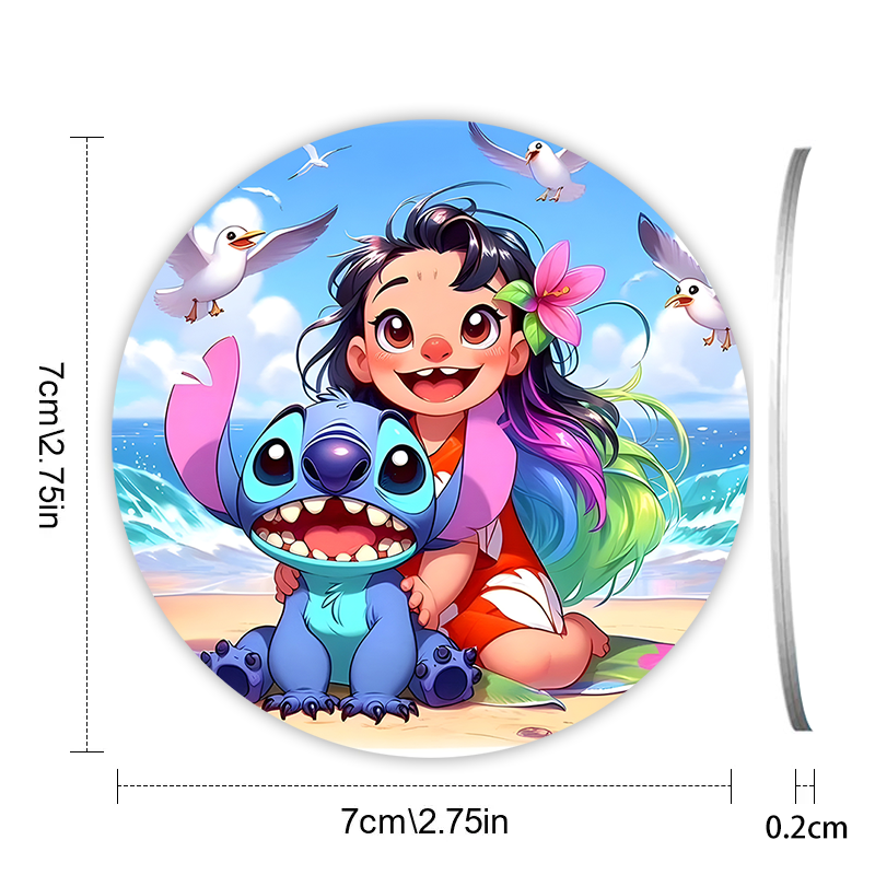 2pc Car Cup Holder Coaster | Cartoon（No diamonds）