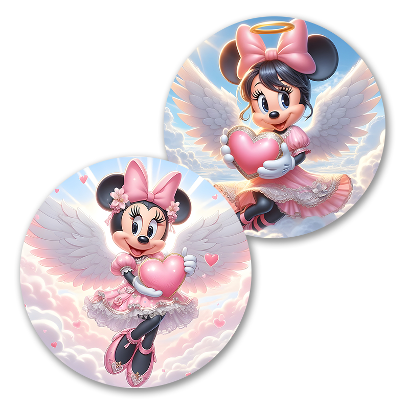 2pc Car Cup Holder Coaster | Cartoon（No diamonds）