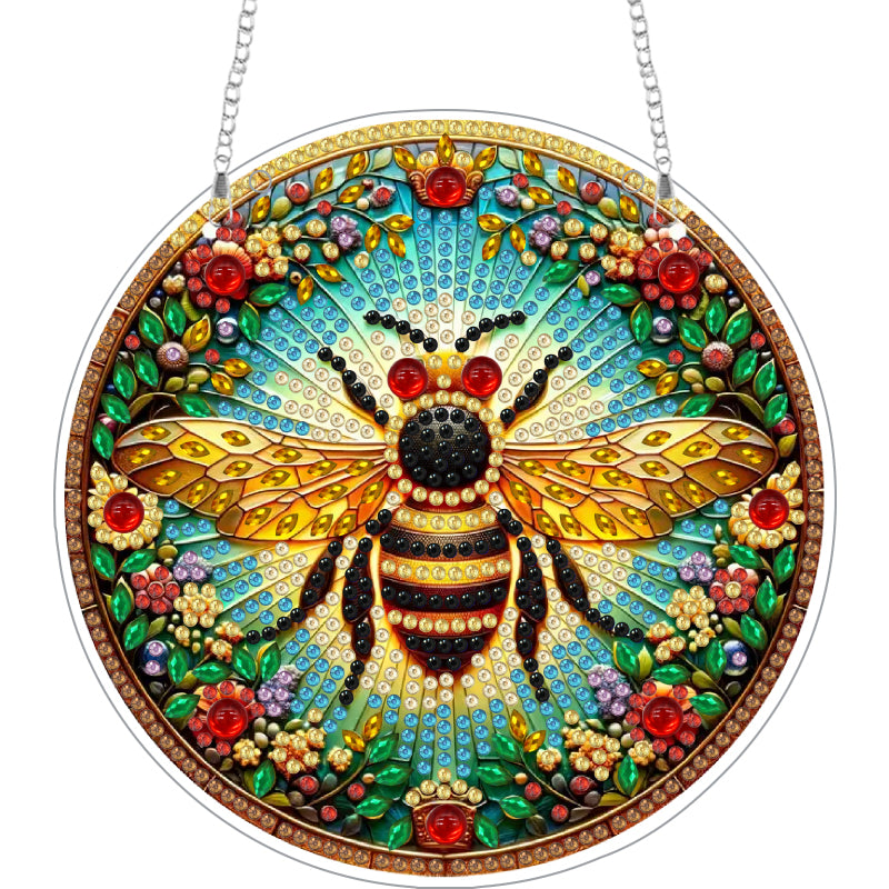 DIY Diamond Painting Pendant|Bee