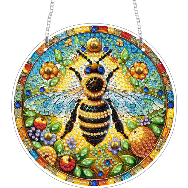 DIY Diamond Painting Pendant|Bee