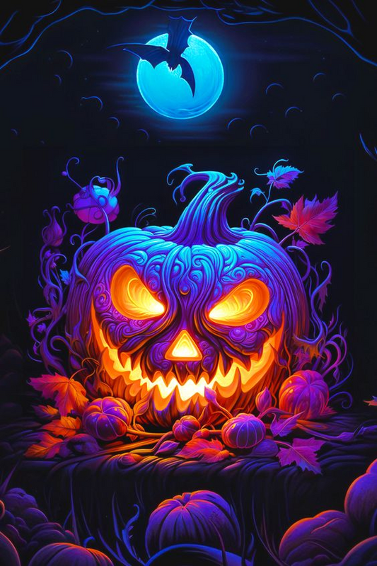 Luxury AB Velvet Diamond Painting Kit -Halloween