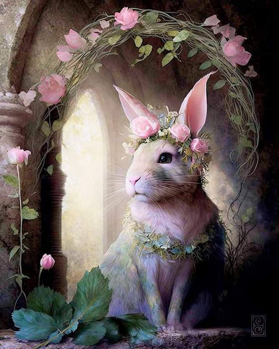 Luxury AB Velvet Diamond Painting Kit -Rabbit