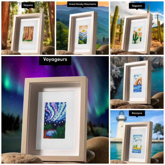 10pcs Mini Square Diamond Painting - National Parks