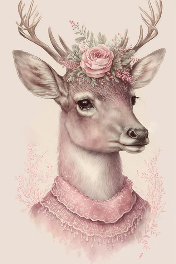 Luxury AB Velvet Diamond Painting Kit -Deer