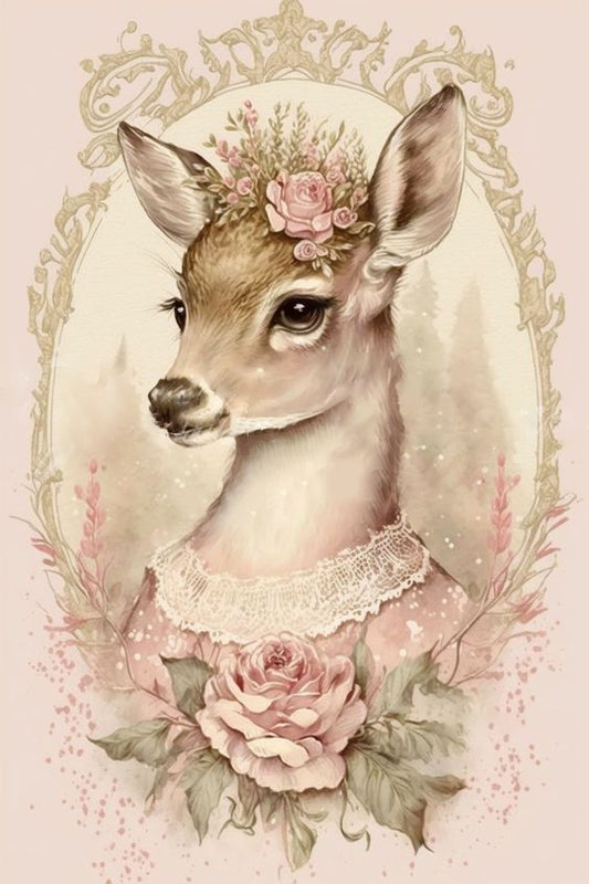 Luxury AB Velvet Diamond Painting Kit -Deer