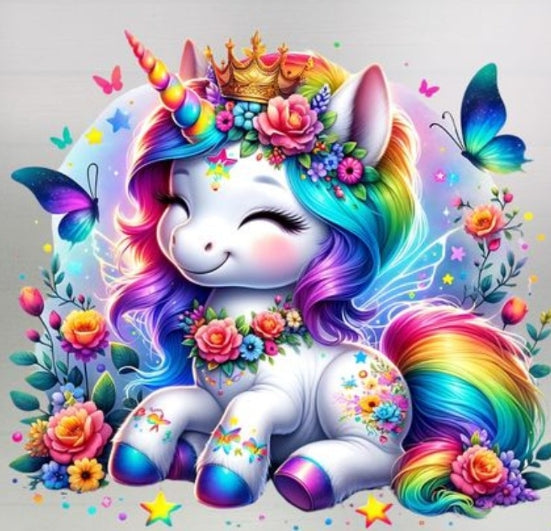 Luxury AB Velvet Diamond Painting Kit -Unicorn