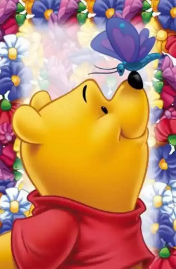 Luxury AB Velvet Diamond Painting Kit -Winnie the Pooh