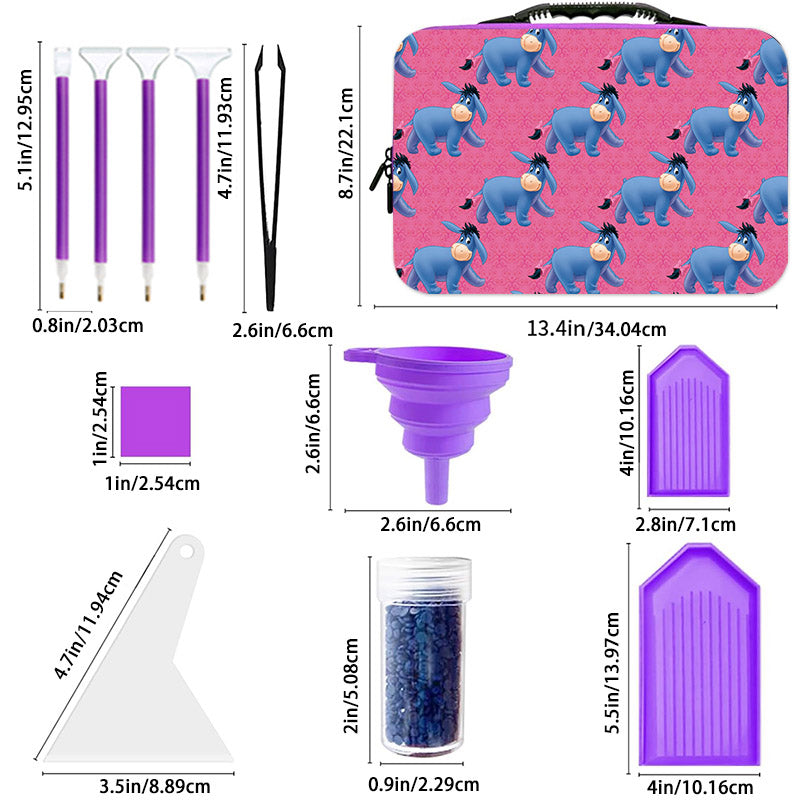 Diamond painting tool storage bag-60 Slots