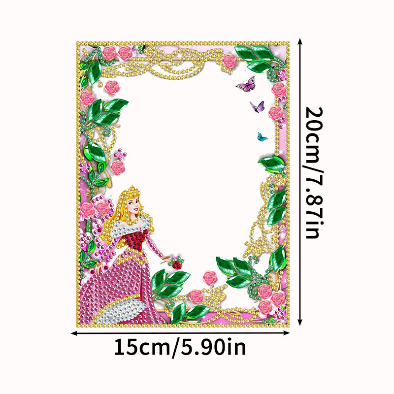 Diamond Painting Special Shape Floral Photo Frame -20*15