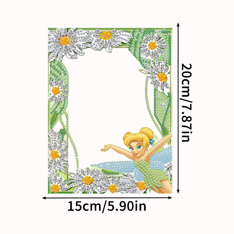 Diamond Painting Special Shape Floral Photo Frame -20*15