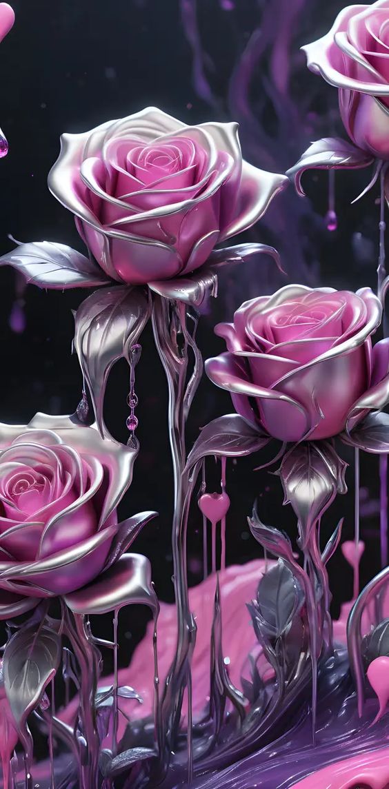 Luxury AB Velvet Diamond Painting Kit -Flower