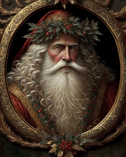 Luxury AB Velvet Diamond Painting Kit -Santa Claus