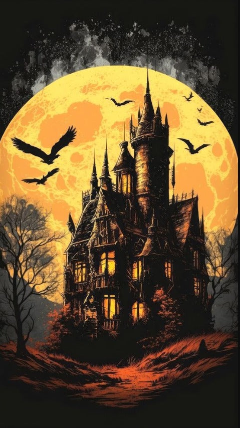 Luxury AB Velvet Diamond Painting Kit -Halloween