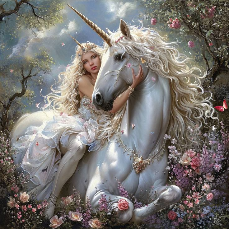 Luxury AB Velvet Diamond Painting Kit -Unicorn