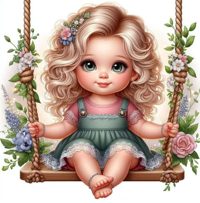 Luxury AB Velvet Diamond Painting Kit -Cute girl