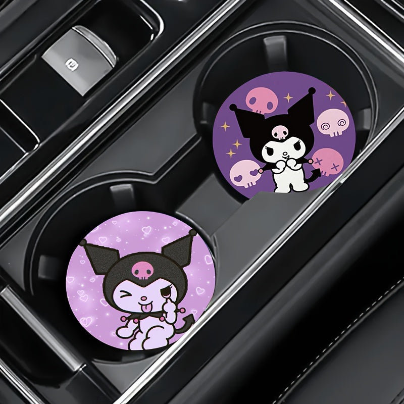 2pc Car Cup Holder Coaster | Cartoon（No diamonds）