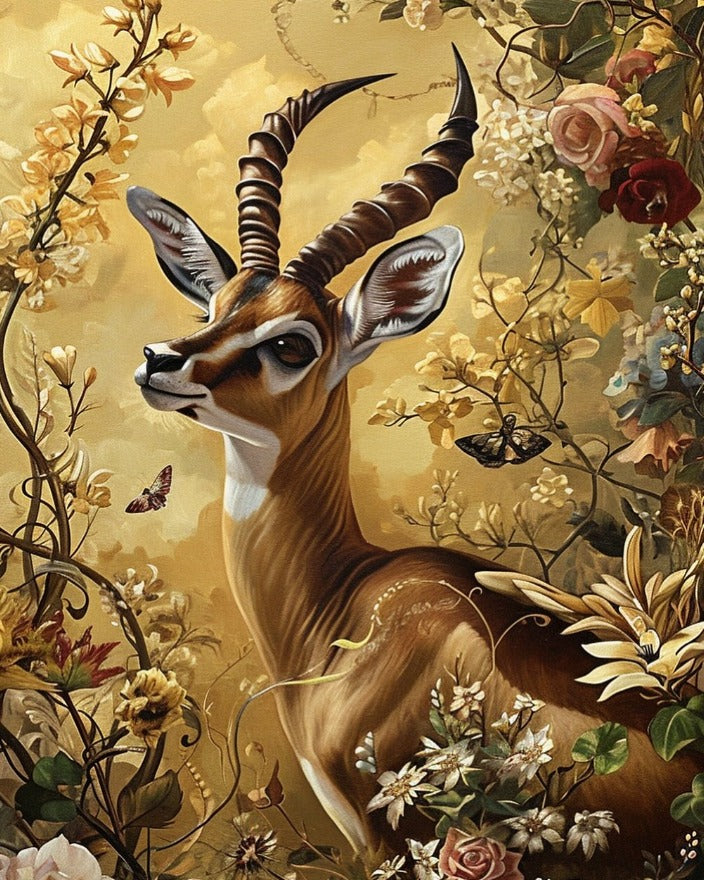 Luxury AB Velvet Diamond Painting Kit -Deer