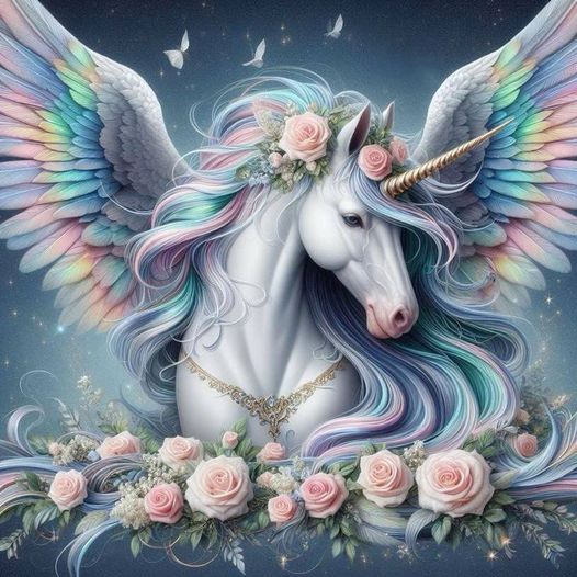 Luxury AB Velvet Diamond Painting Kit -Unicorn