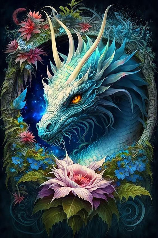 Luxury AB Velvet Diamond Painting Kit -Dragon