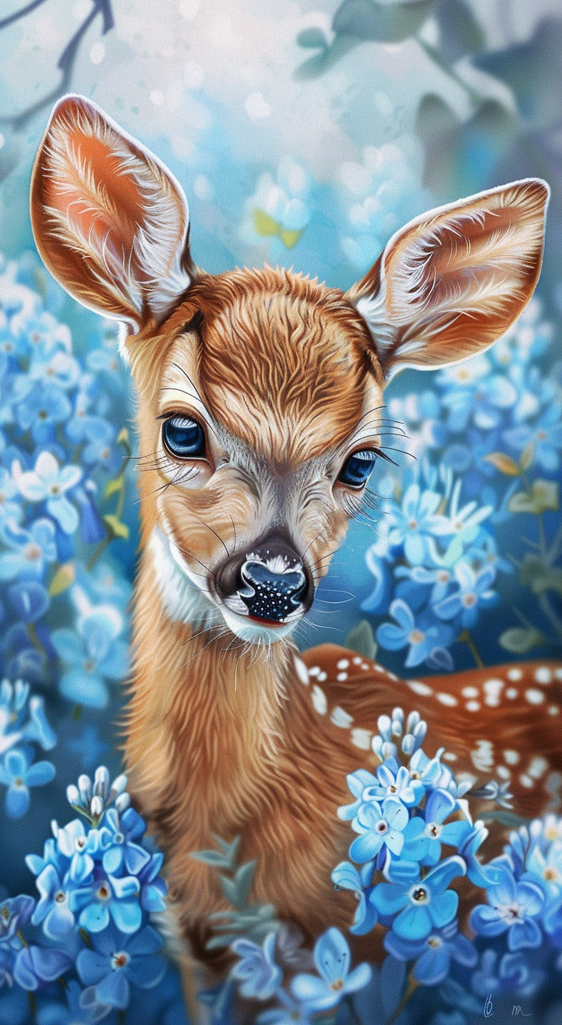 Luxury AB Velvet Diamond Painting Kit -Deer