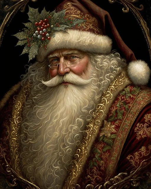 Luxury AB Velvet Diamond Painting Kit -Santa Claus