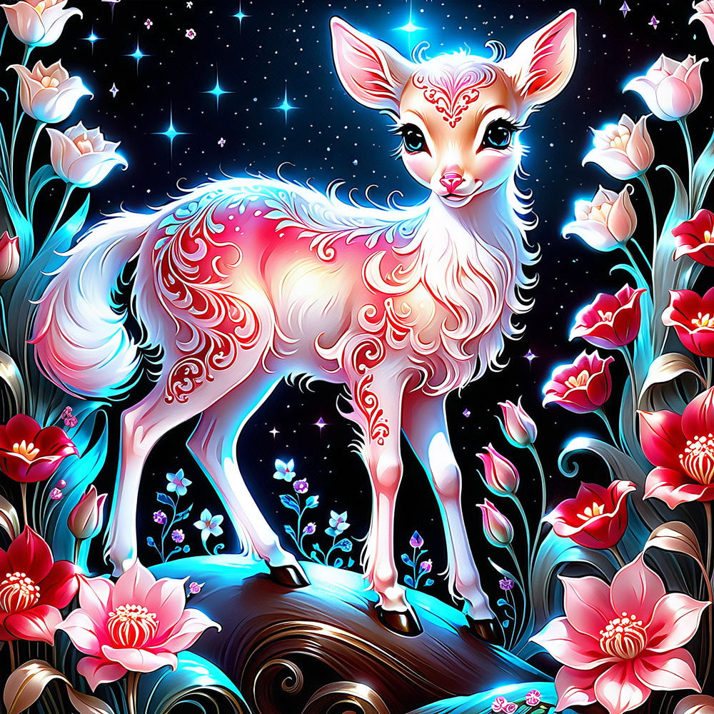 Luxury AB Velvet Diamond Painting Kit -Deer