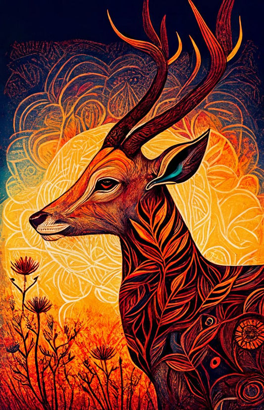 Luxury AB Velvet Diamond Painting Kit -Deer