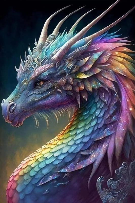 Diamond Painting  |  Colorful dragon