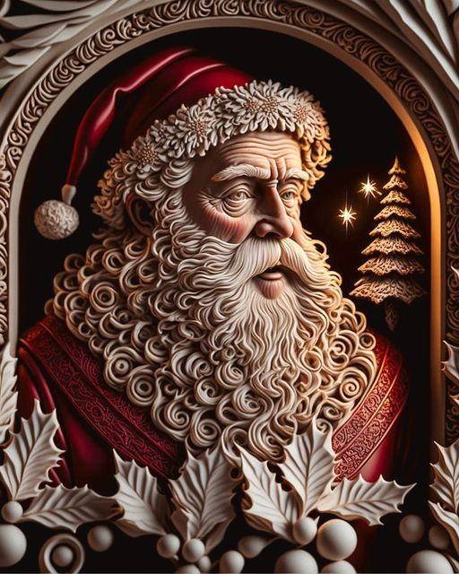 Luxury AB Velvet Diamond Painting Kit -Santa Claus