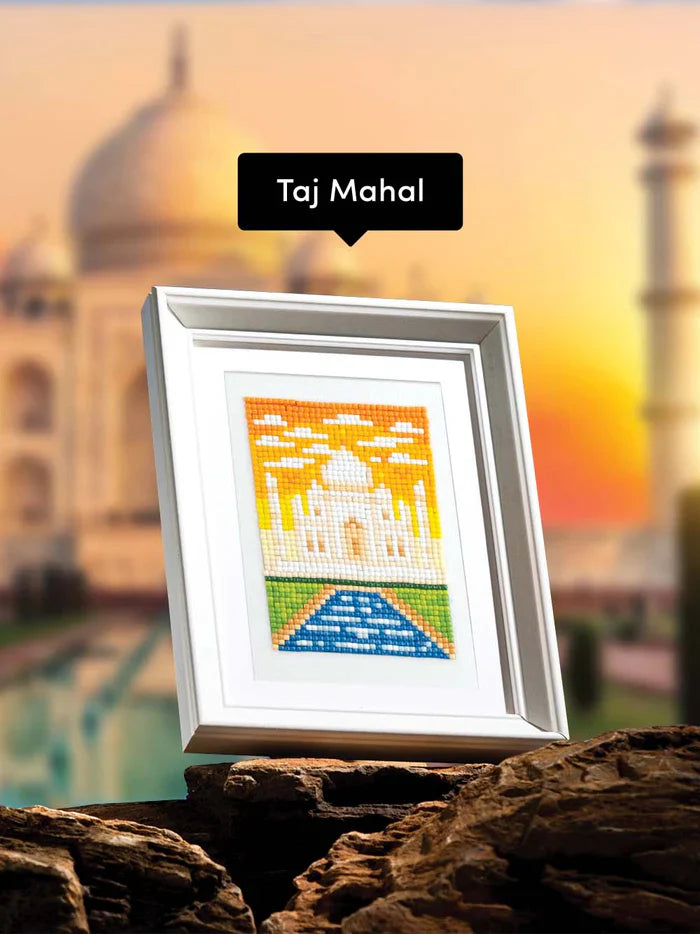 6pcs Mini Square Diamond Painting - Famous Sights