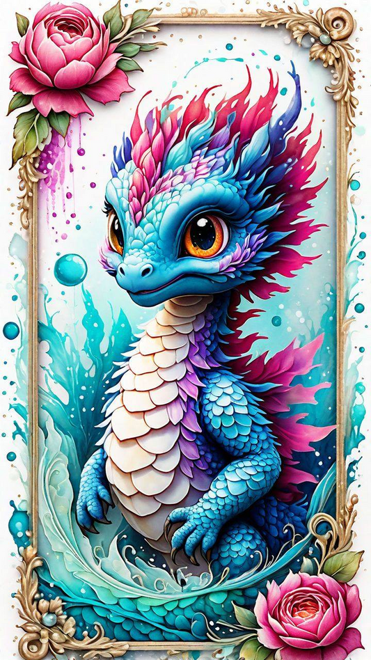 Luxury AB Velvet Diamond Painting Kit -Dragon