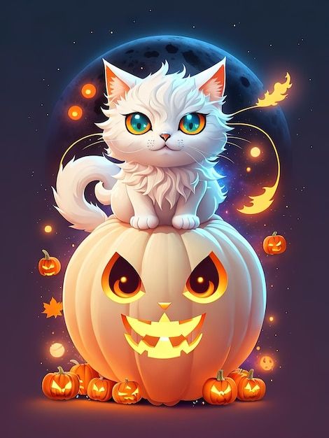 Luxury AB Velvet Diamond Painting Kit -Cat Halloween