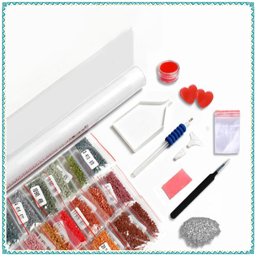 Luxury AB Velvet Diamond Painting Kit -Strawberry shortcake