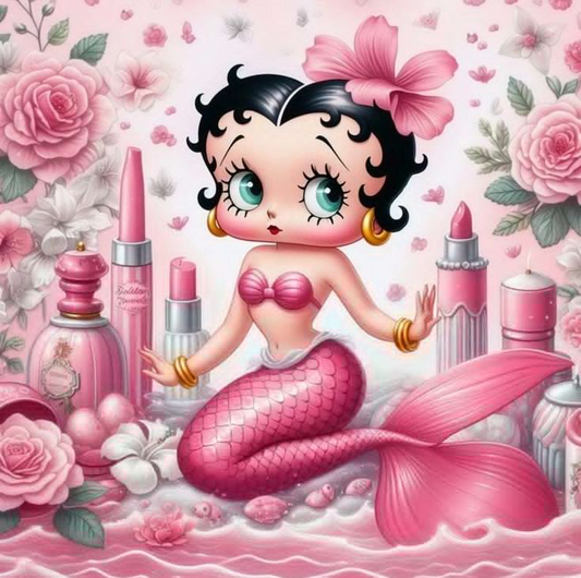 Luxury AB Velvet Diamond Painting Kit -Betty boop