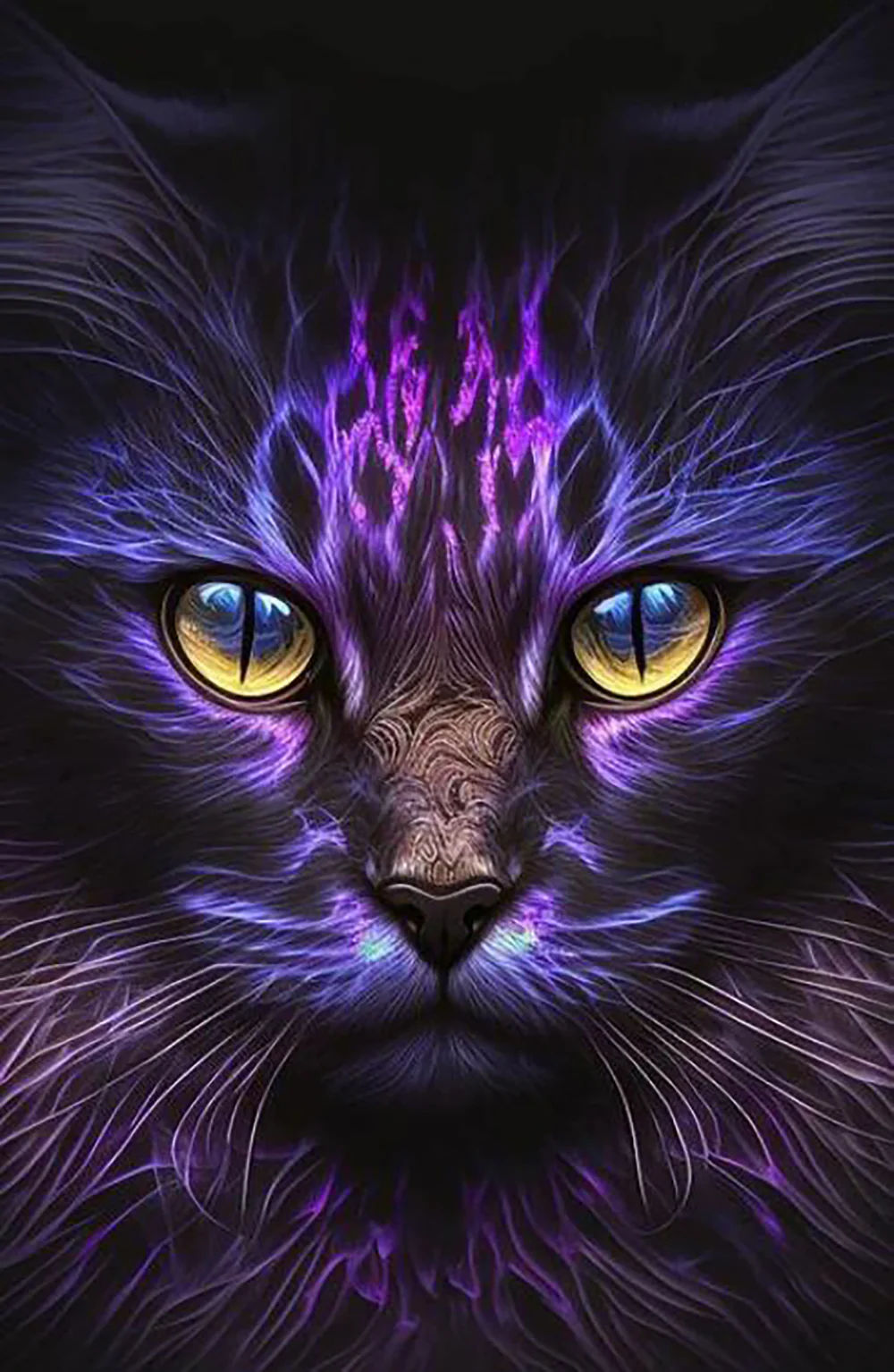 Luxury AB Velvet Diamond Painting Kit -Cat