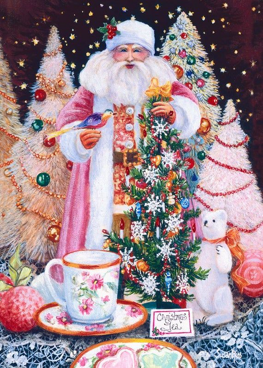 Luxury AB Velvet Diamond Painting Kit -Santa Claus