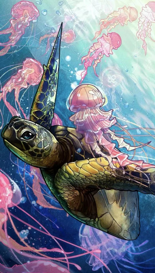 AB Diamond Painting  - Sea turtle