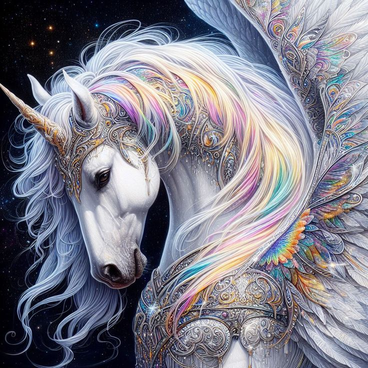 Luxury AB Velvet Diamond Painting Kit -Unicorn