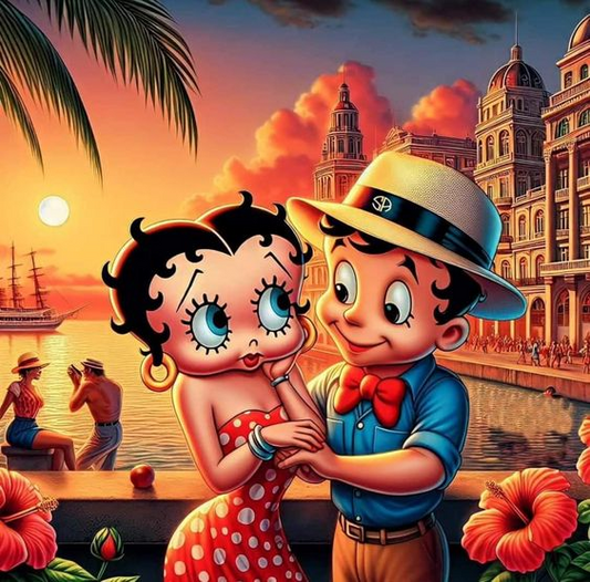 Luxury AB Velvet Diamond Painting Kit -Betty boop