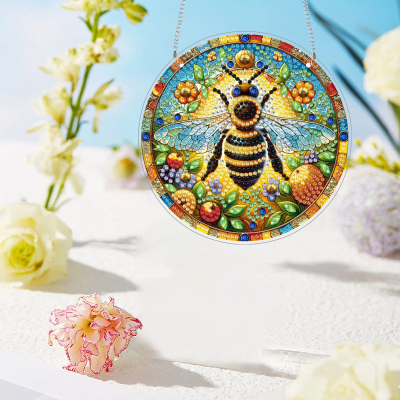 DIY Diamond Painting Pendant|Bee