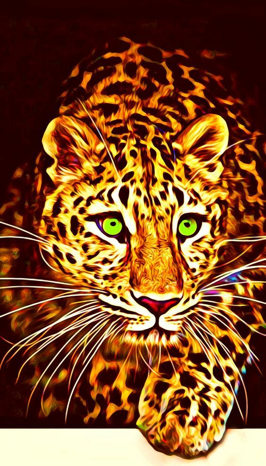 Luxury AB Velvet Diamond Painting Kit -Leopard