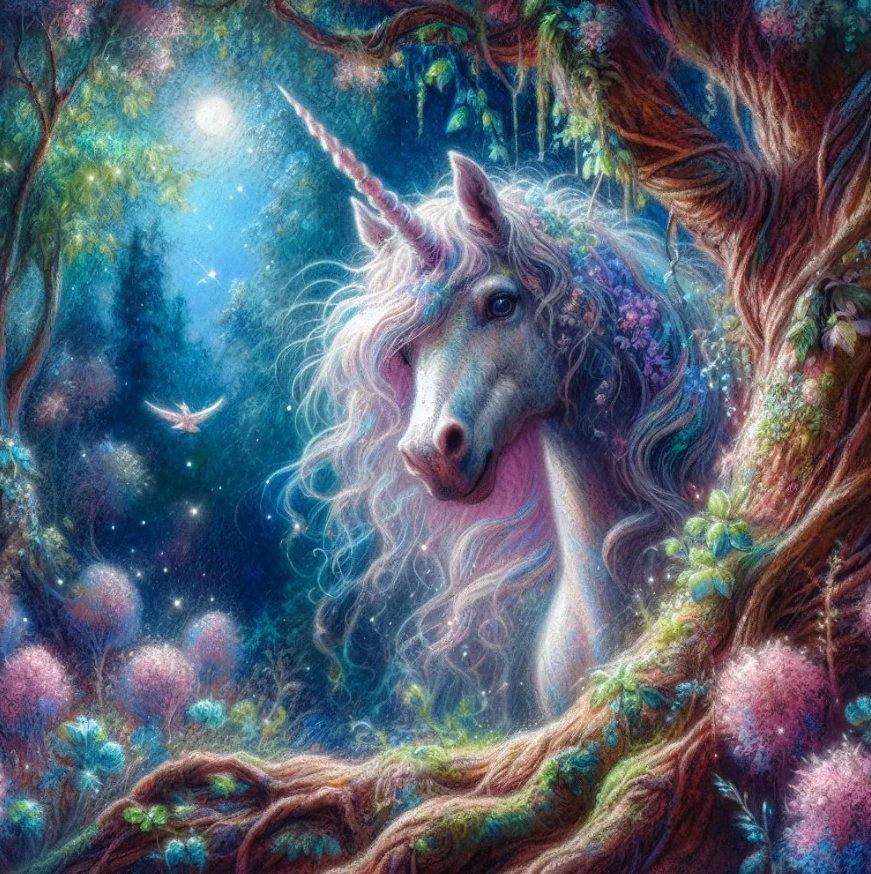 Luxury AB Velvet Diamond Painting Kit -Unicorn