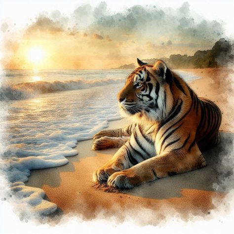 Luxury AB Velvet Diamond Painting Kit -Tiger