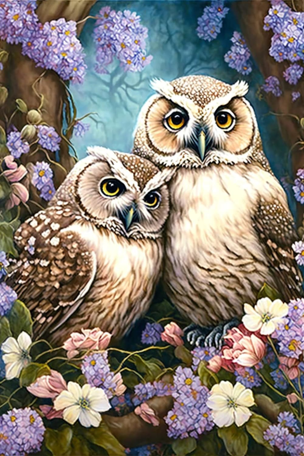 Luxury AB Velvet Diamond Painting Kit -Owl