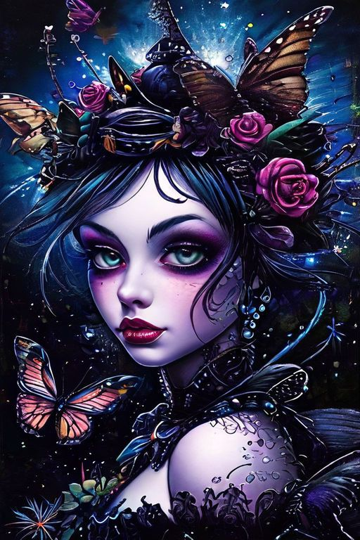 Luxury AB Velvet Diamond Painting Kit -Butterfly fairy