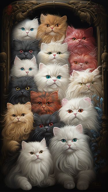 Luxury AB Velvet Diamond Painting Kit -Cats