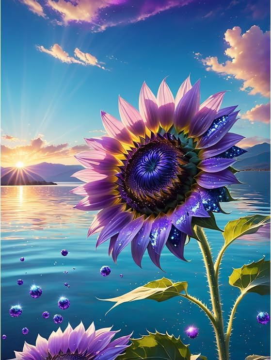 Luxury AB Velvet Diamond Painting Kit -Sunflower