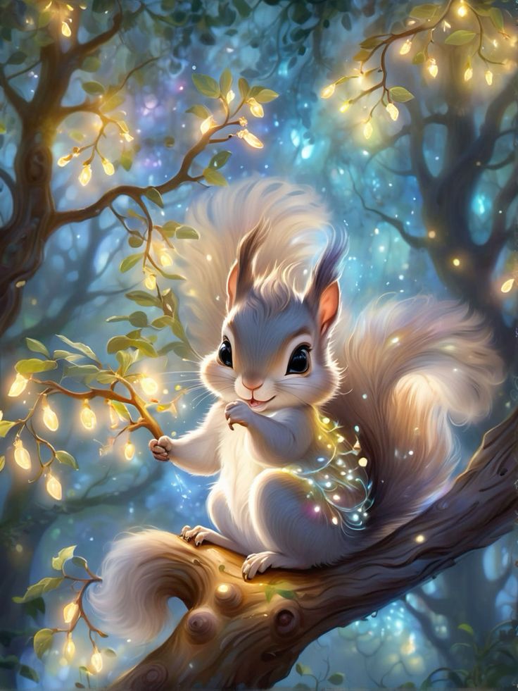 Luxury AB Velvet Diamond Painting Kit -Squirrel